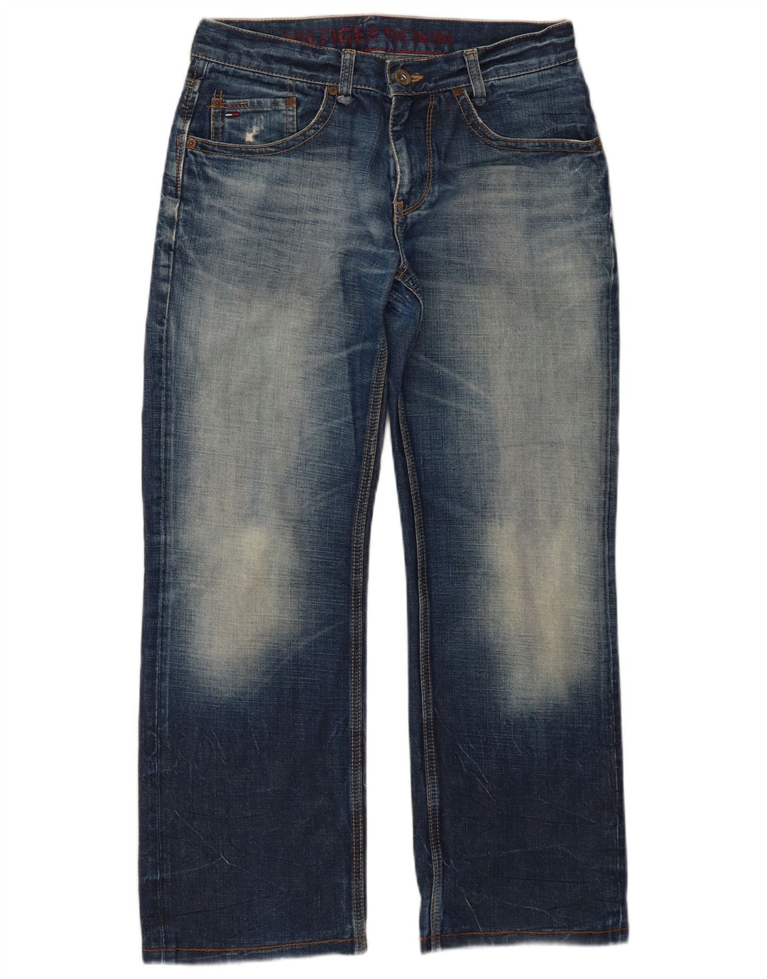 Tommy Hilfiger Vaqueros rectos para hombre W30 L28 Azul