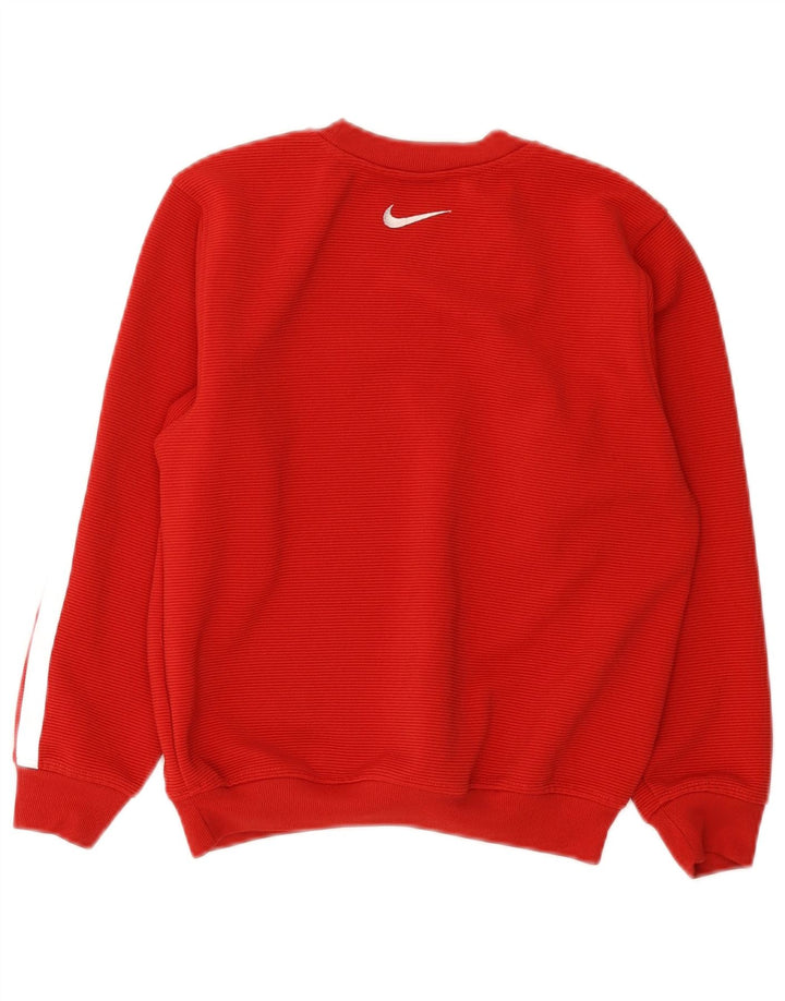 Nike Sudadera para niños Jumper 9-10 años Small Rojo Poliéster