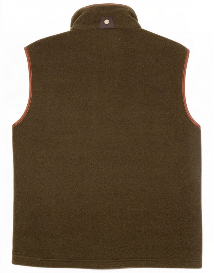 Schoffel Chaleco polar para hombre UK 40 Large Caqui Poliéster