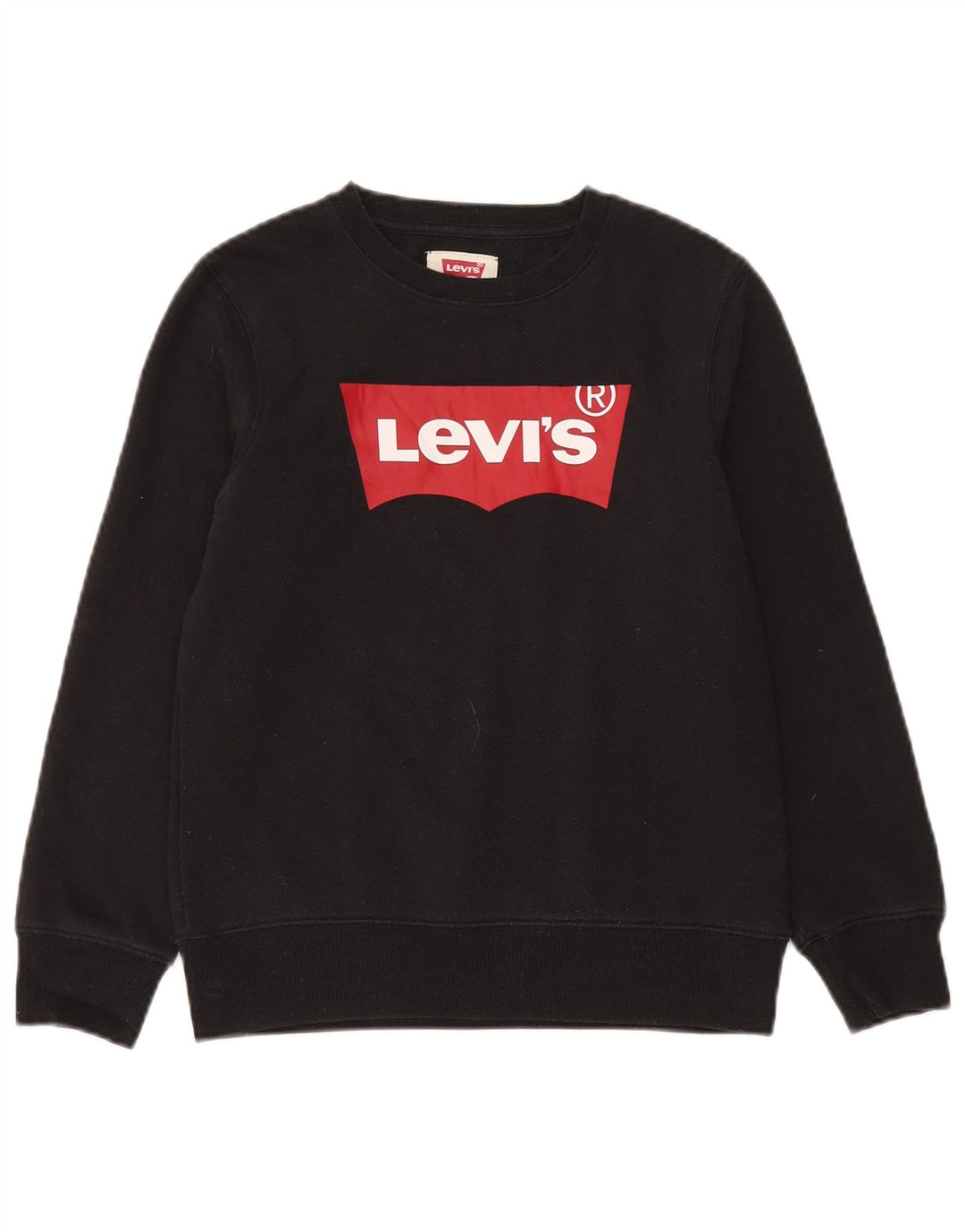 Levi's Sudadera con gráfico para niños 11-12 años Algodón negro