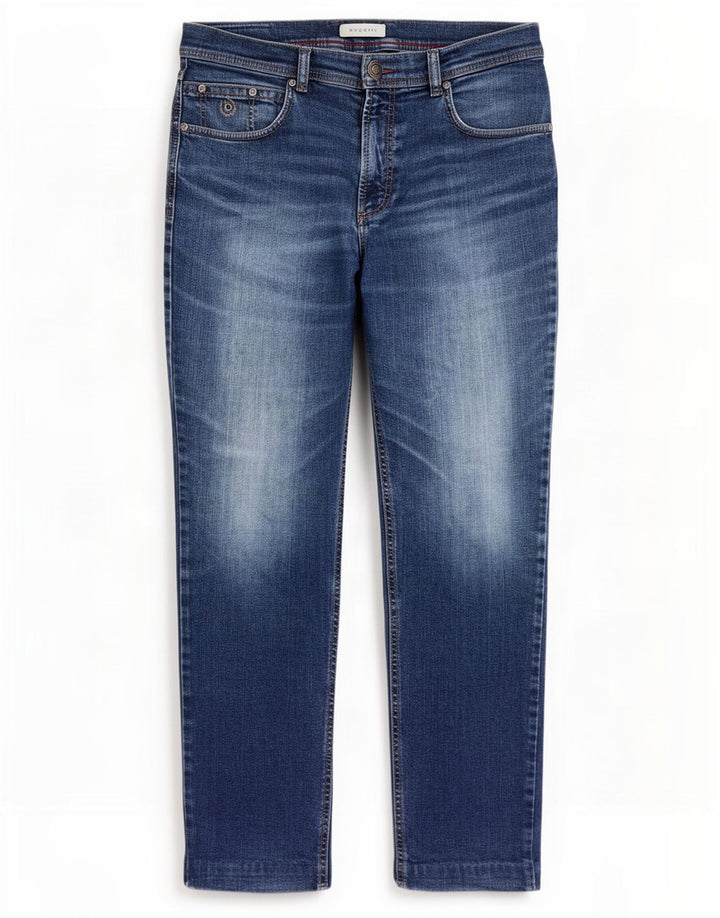 Bugatti Vaqueros Rectos Regulares Para Hombre W36 L32 Algodón Azul