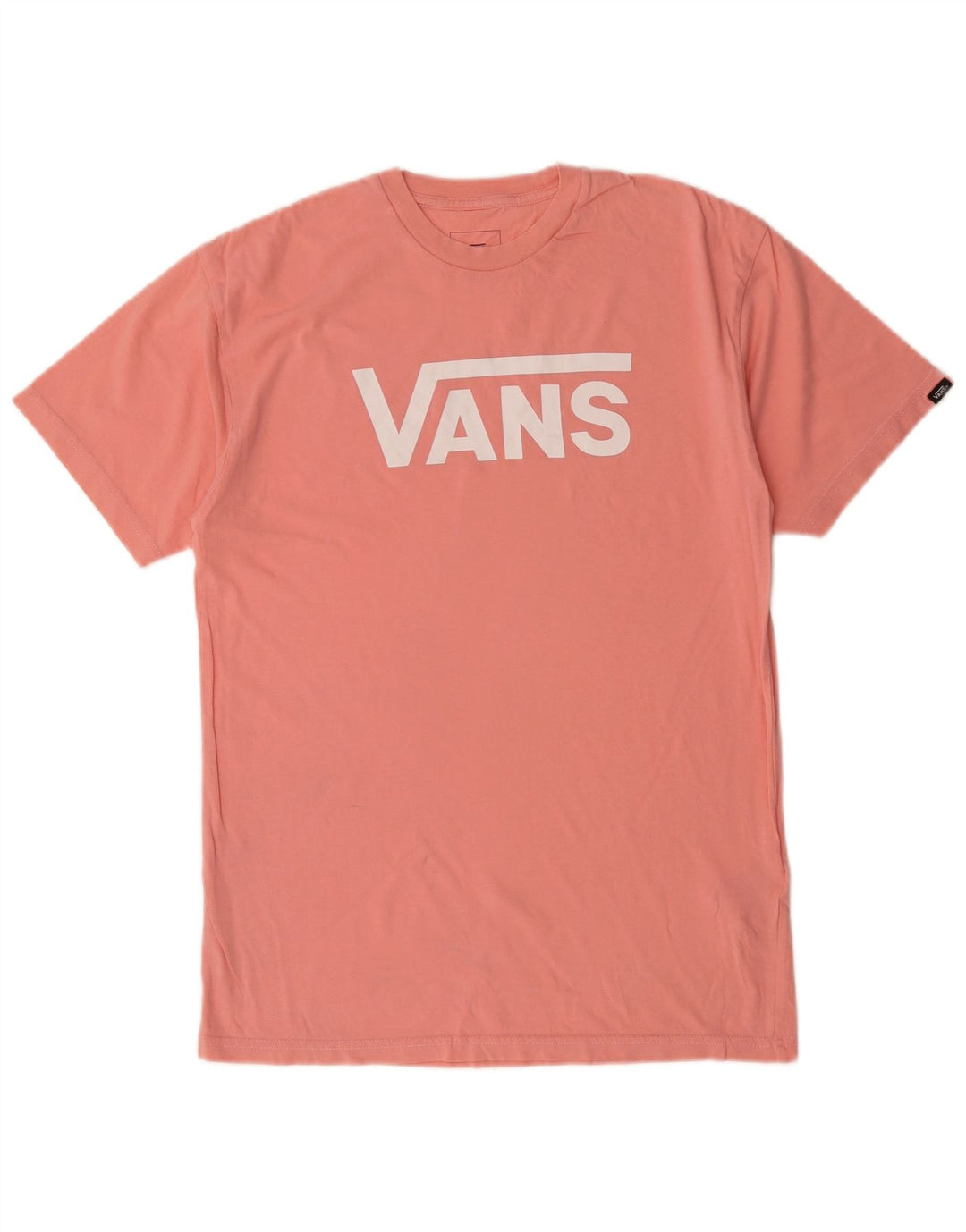 VANS Hombre Classic Fit Graphic Camiseta Top Algodón Rosa Medio