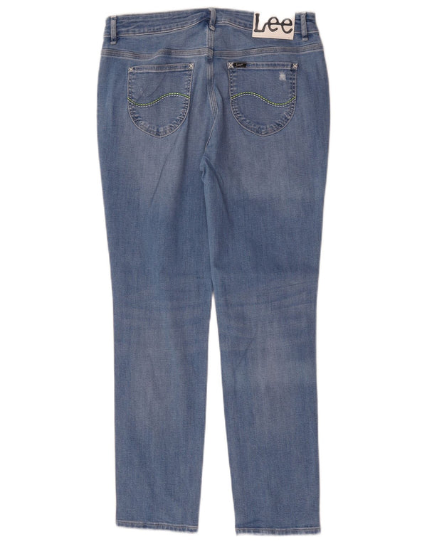 Jeans Ajustados Lee Mujer W29 L27 Algodón Azul