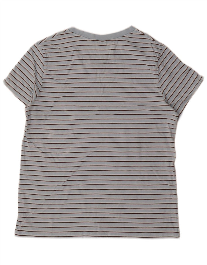 Levi's Hombre Camiseta Top Algodón Rayas Azul Medio