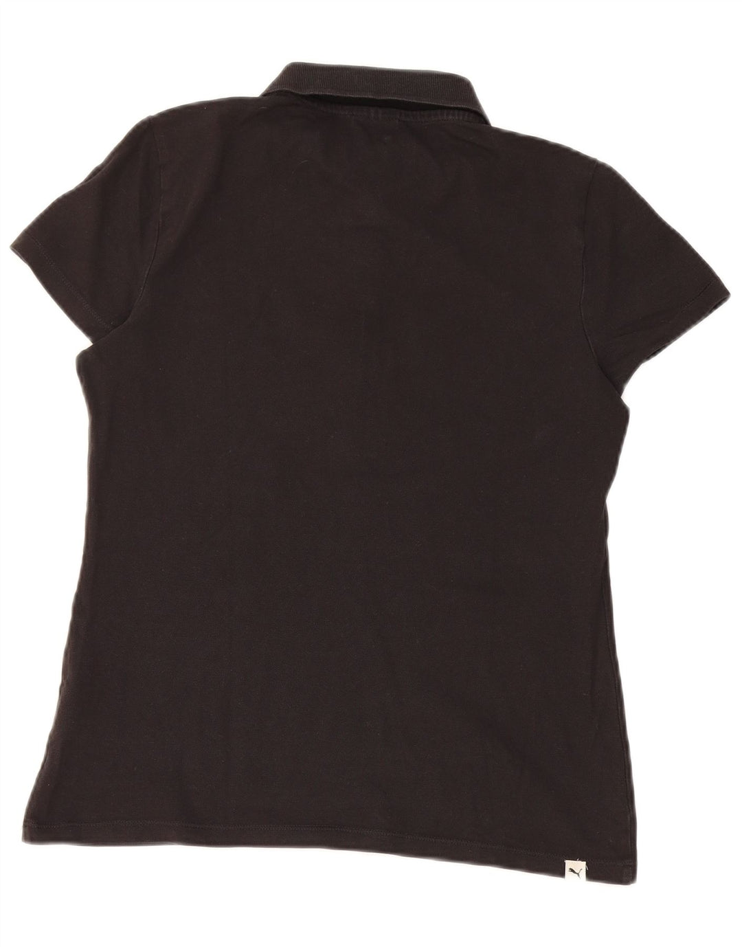 Puma - Polo para mujer, talla 40, talla grande, algodón negro