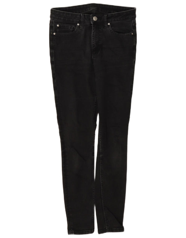 Marks & Spencer Vaqueros pitillo para mujer UK 10 Small W26 L27 Algodón gris