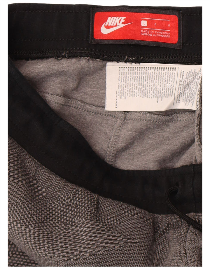 Nike - Pantalones de chándal para hombre, color gris, algodón