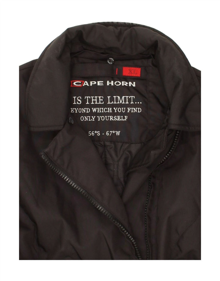 CAPE HORN Womens Windbreaker Jacket UK 18 XL Black Polyamide Vintage Cape Horn and Second-Hand Cape Horn from Messina Hembry 
