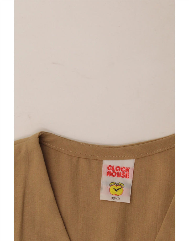 CLOCK HOUSE Vestido acampanado para mujer EU 38/40 Poliéster beige medio