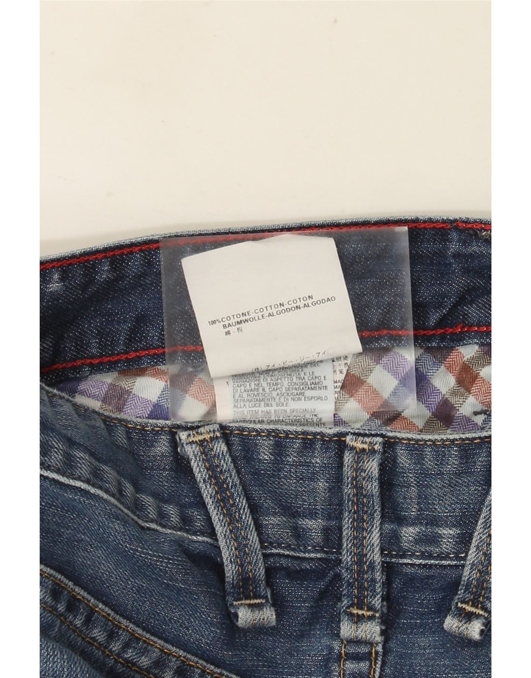 REPLAY Vaqueros rectos para hombre W32 L34 Algodón azul