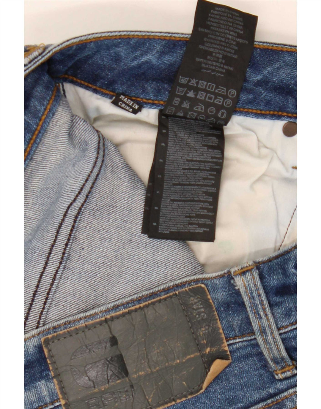 Vaqueros rectos Revend para hombre G-Star W34 L32 Algodón azul