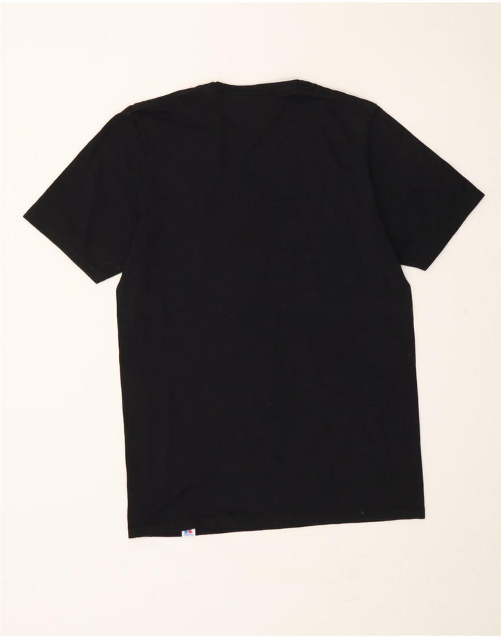 RUSSELL ATHLETIC Mens T-Shirt Top Small Black Cotton Vintage Russell Athletic and Second-Hand Russell Athletic from Messina Hembry 