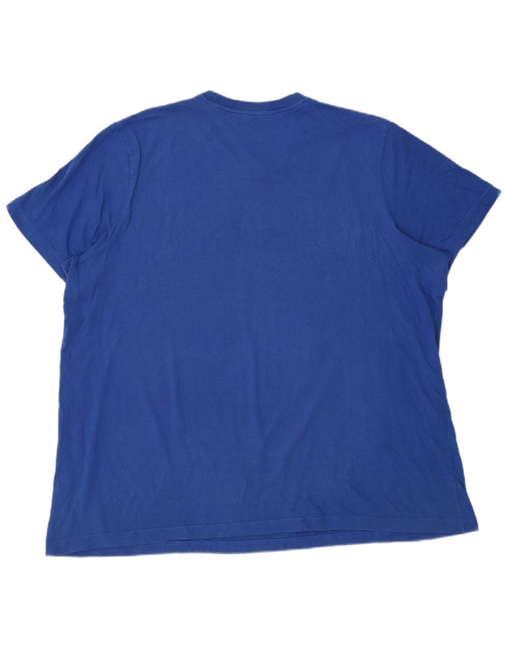 Adidas Camiseta gráfica para hombre Top 2XL Azul