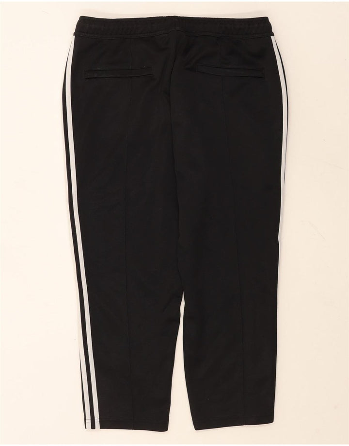 Adidas Mens Capri Chándal Pantalones Grande Negro Poliéster