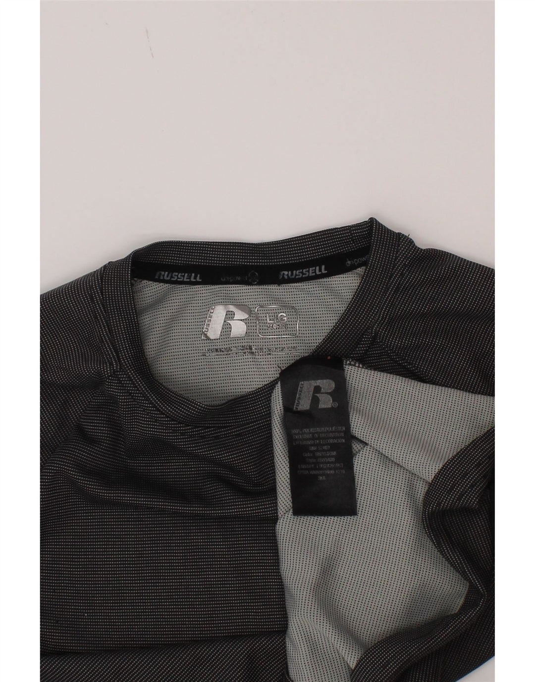 Russell Athletic Camiseta para niño Top 10-11 años Grande Gris Poliéster