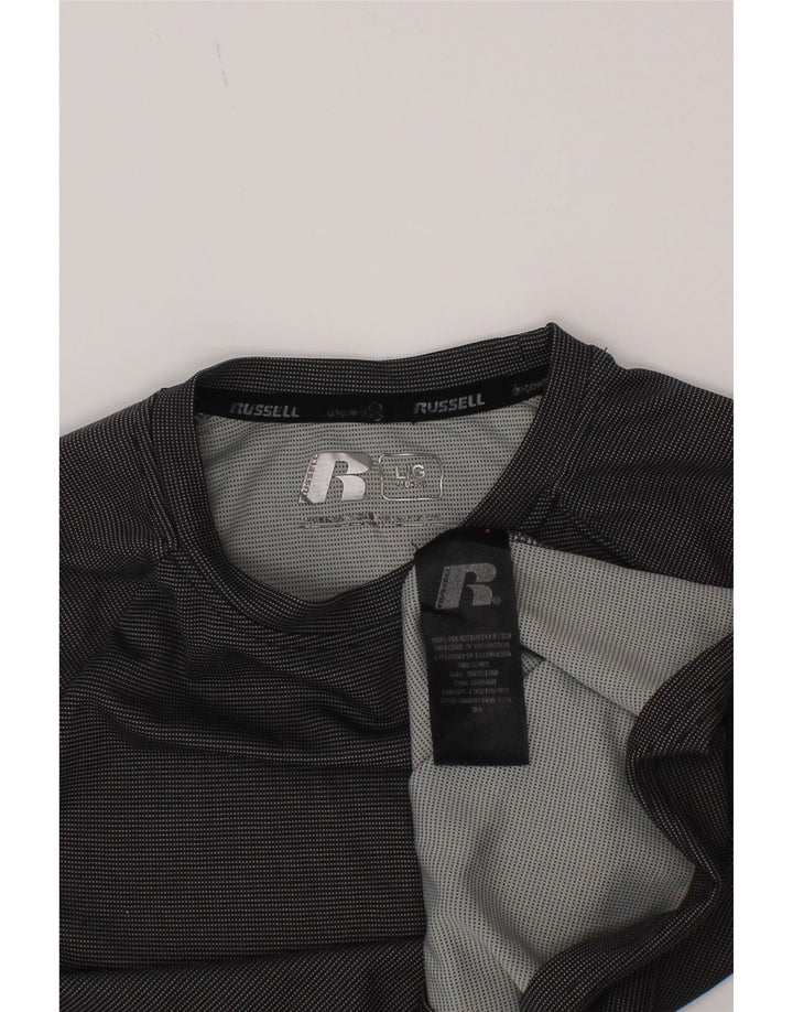Russell Athletic Camiseta para niño Top 10-11 años Grande Gris Poliéster