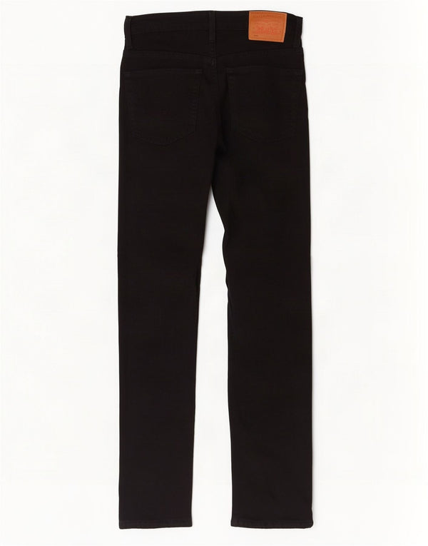 Levi's Mujer 501 Vaqueros Rectos W25 L30 Algodón Negro