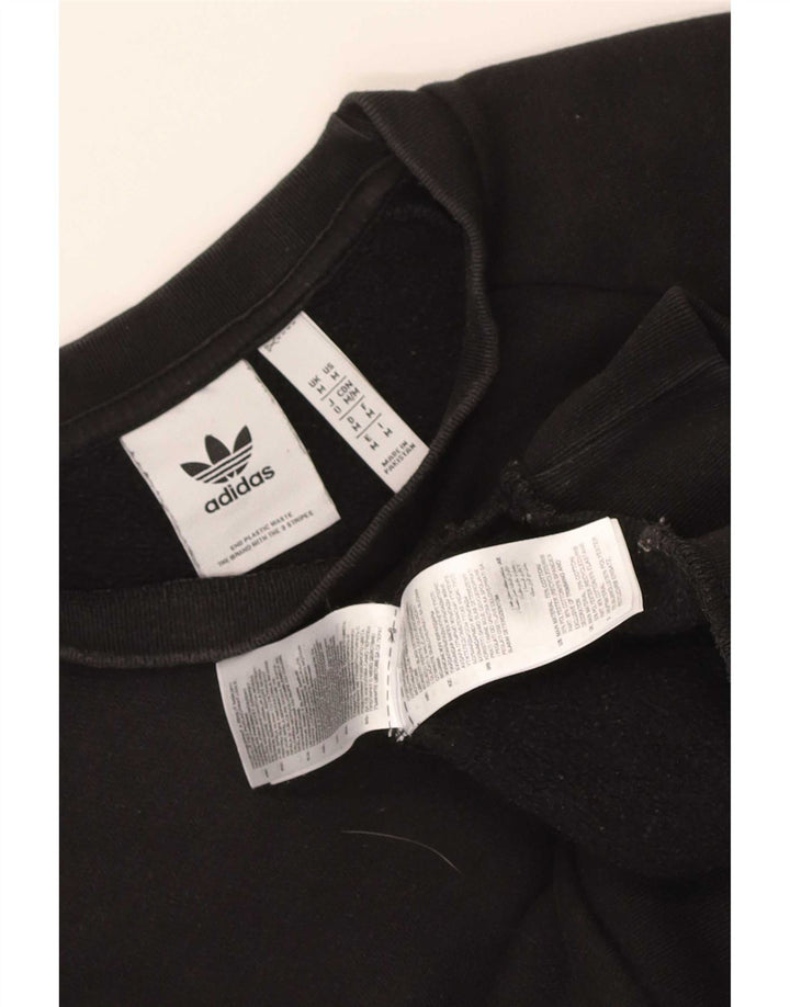 Adidas Hombre Sudadera Jumper Medium Negro Algodón