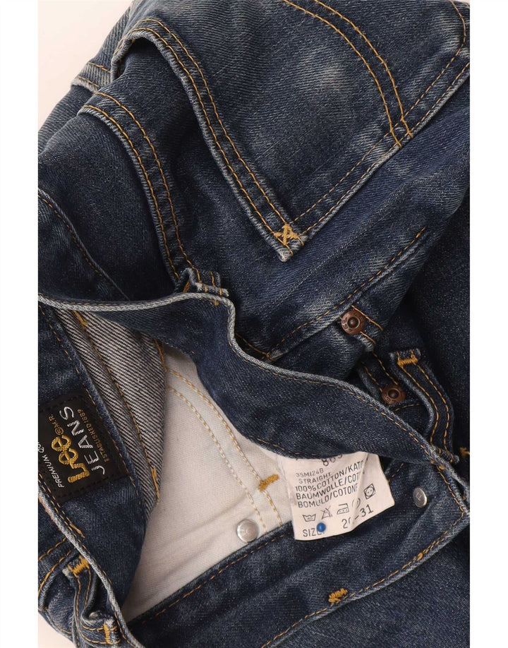 Vaqueros Lee Mujer Rectos W26 L31 Algodón Azul
