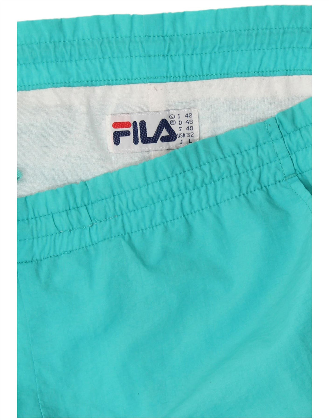 FILA Pantalón de chándal para hombre Joggers IT 48 Medium Turquesa Nylon