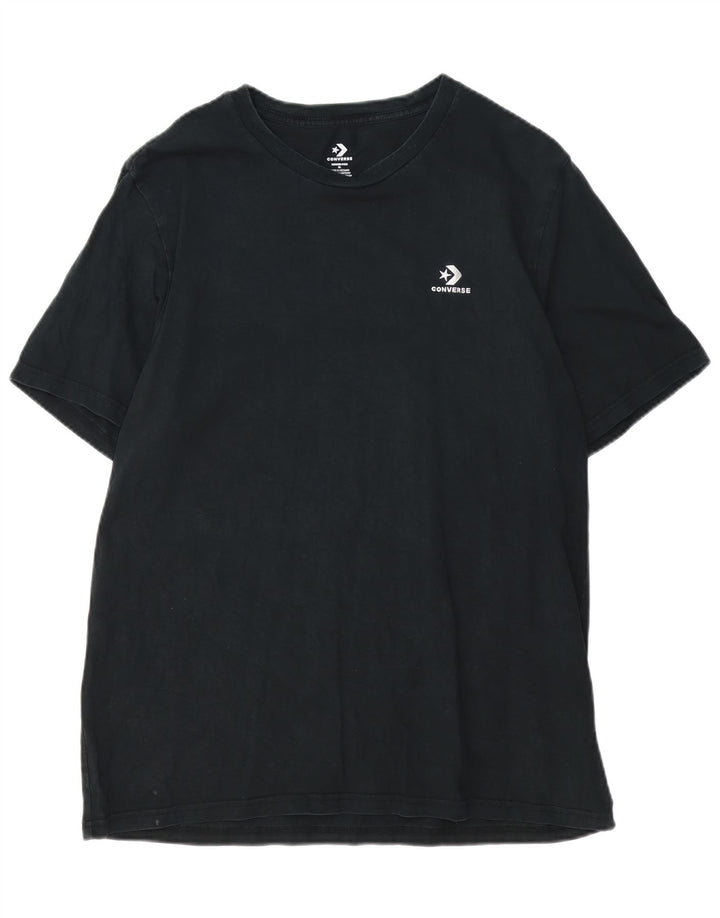 CONVERSE Camiseta Hombre Top XL Algodón Negro