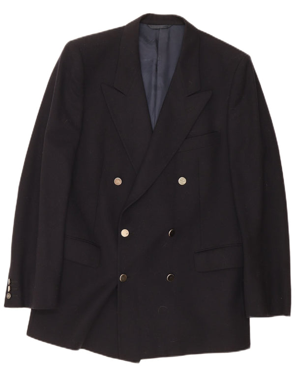 Essere Chaqueta tipo blazer con doble botonadura para hombre IT 50 Large Azul marino