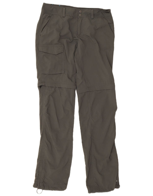 Columbia Pantalones cargo de senderismo Omni-Shade para mujer US 6 Medium W30 L32 Gris
