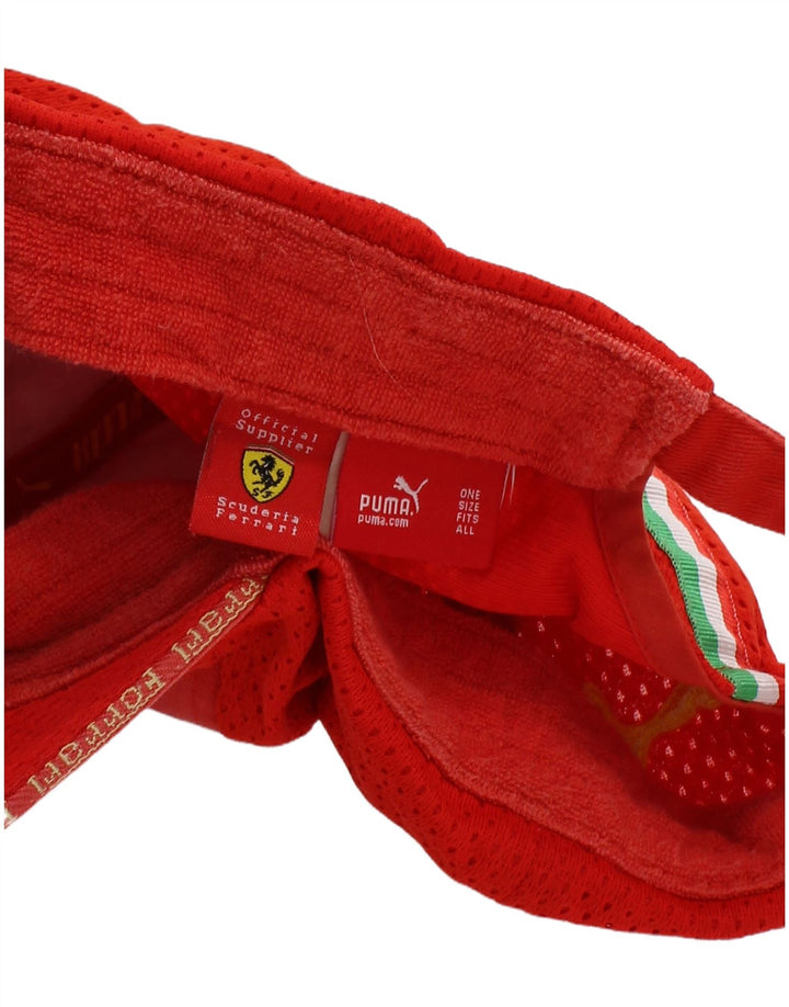 Gorra de béisbol con gráfico Ferrari de Puma para hombre, talla única, color rojo