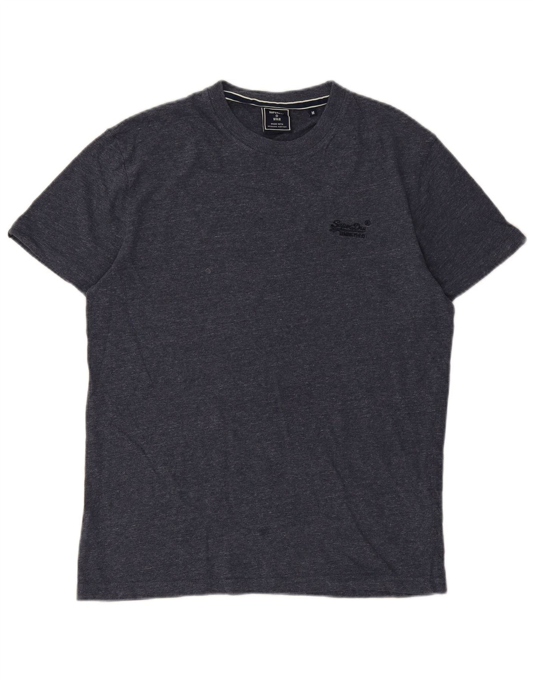 Camiseta Superdry Hombre Top Medium Azul Marino Algodón