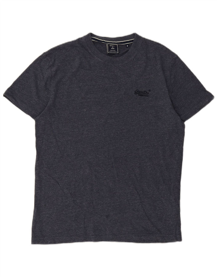 Camiseta Superdry Hombre Top Medium Azul Marino Algodón