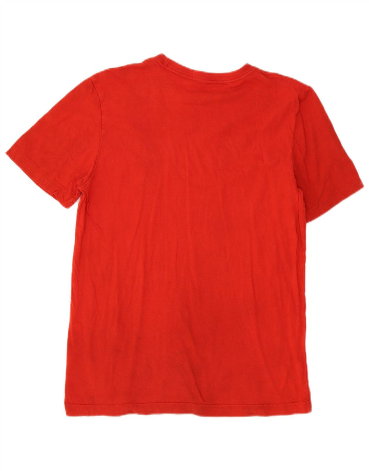 Adidas - Camiseta gráfica para hombre, color rojo medio, algodón