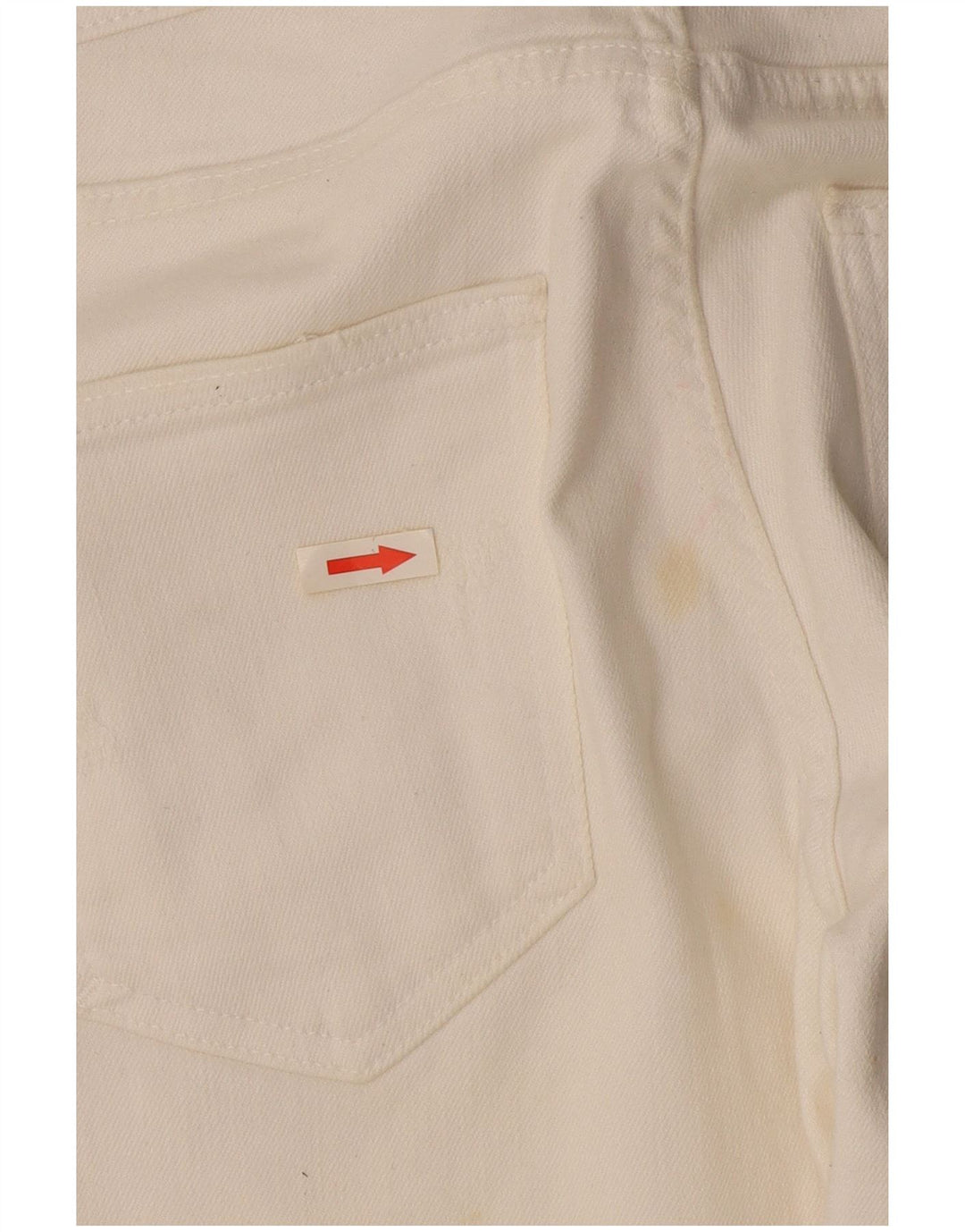Zara Jeans ajustados desgastados para hombre EU 40 Medium W31 L27 Off White