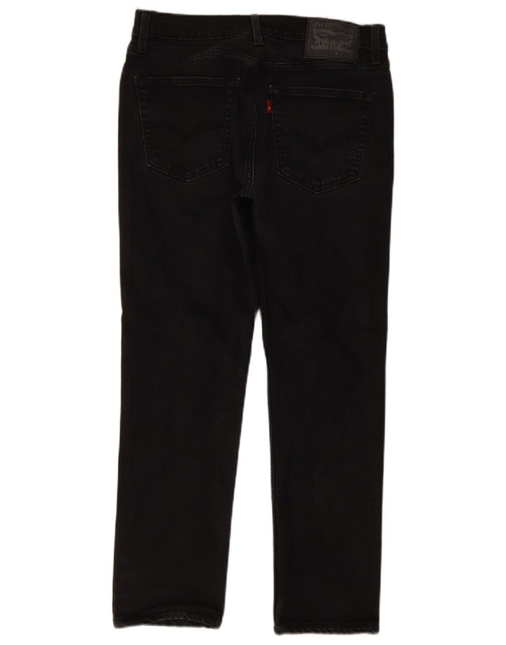 Levi's Hombre 511 Slim Jeans W32 L27 Algodón Negro