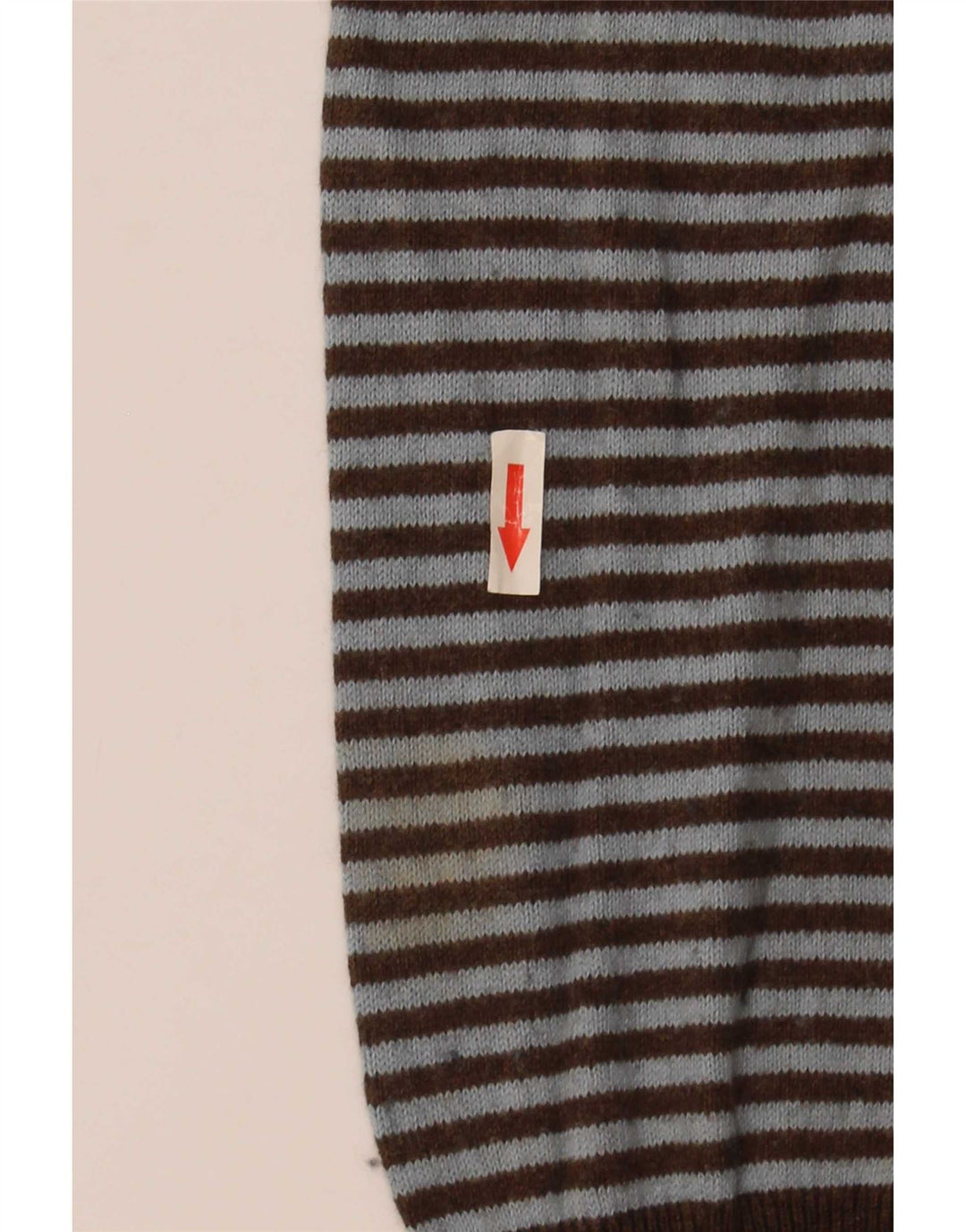Gap Jersey con Cuello en V para Hombre Jersey Grande de algodón a Rayas marrón