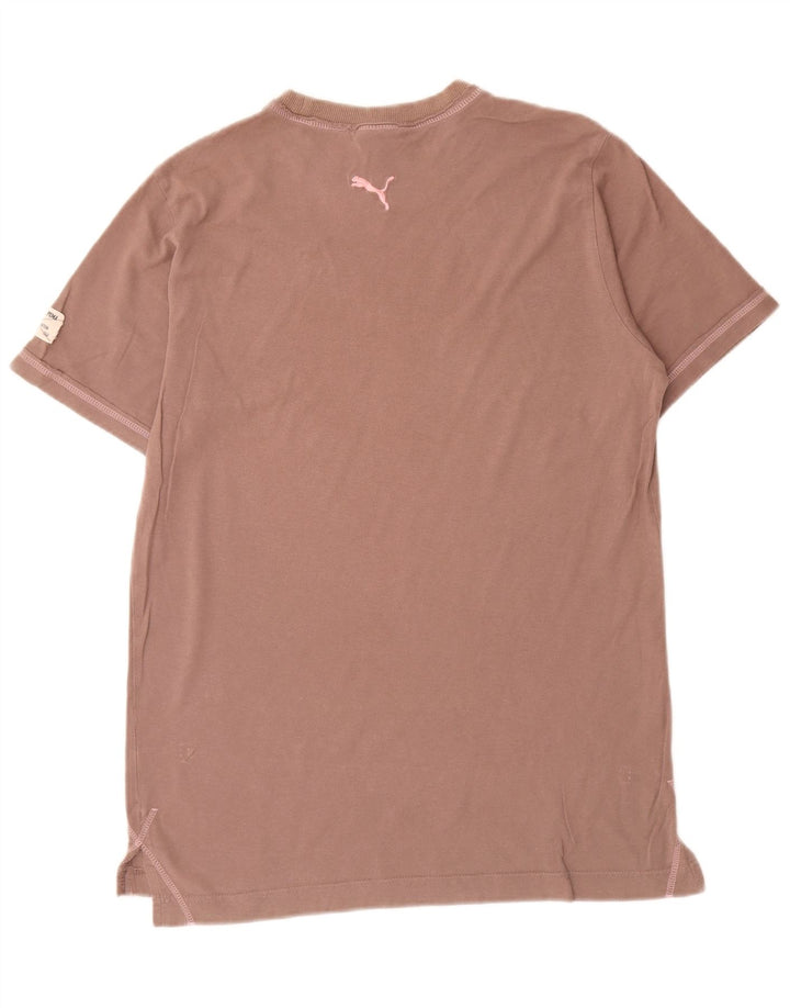 Puma - Camiseta gráfica para mujer, talla 40, color marrón medio