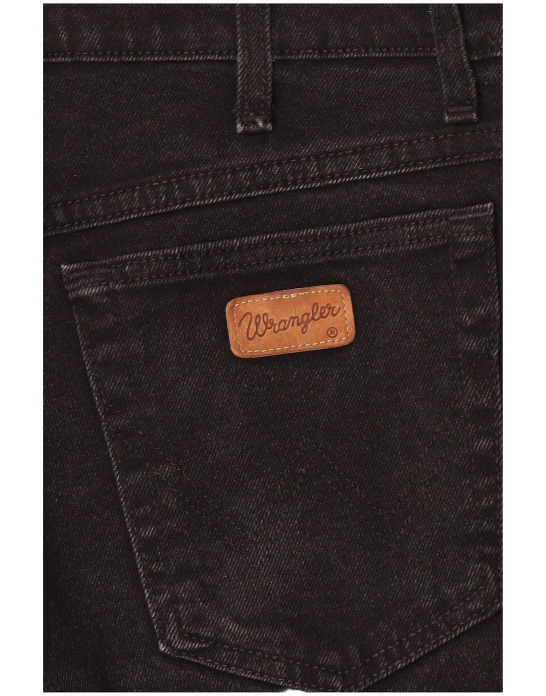 Wrangler Vaqueros cónicos para hombre W32 L32 Negro