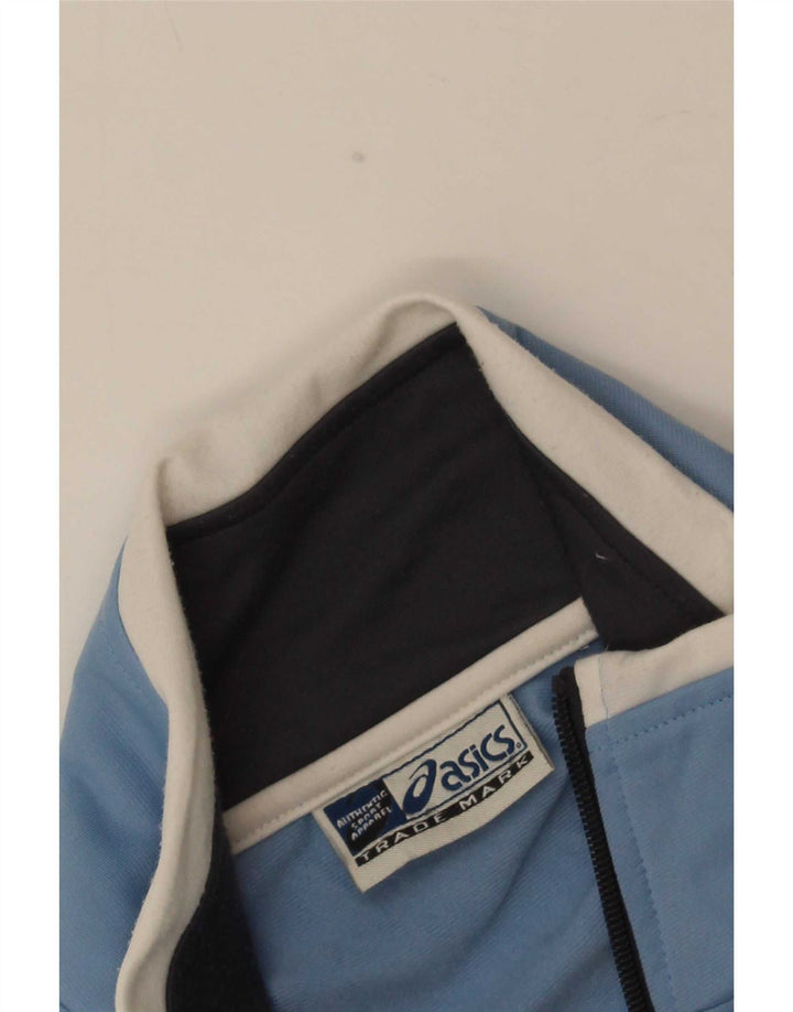 Asics Hombre Chándal Top Chaqueta Grande Azul Colorblock