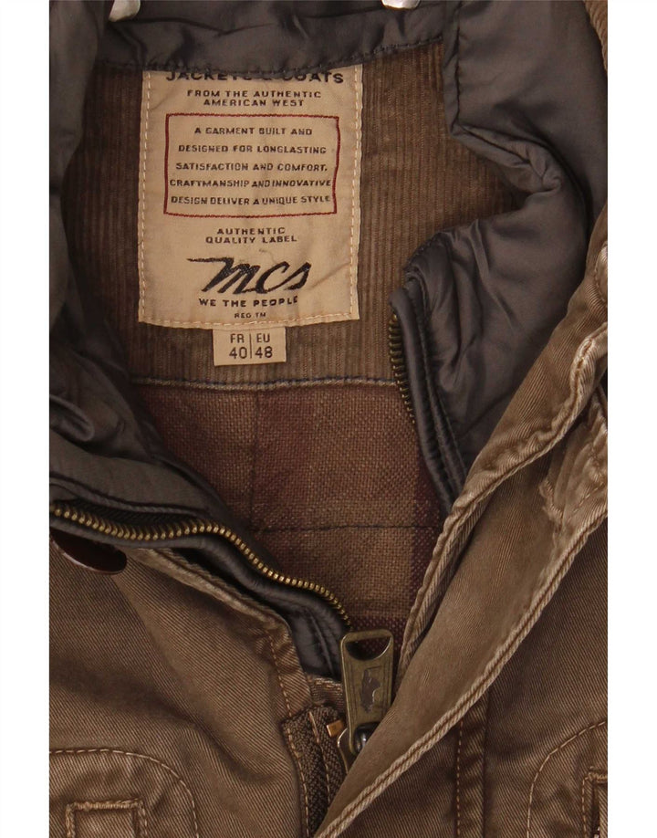 Marlboro Classics Chaqueta utilitaria para hombre IT 48 Algodón caqui mediano