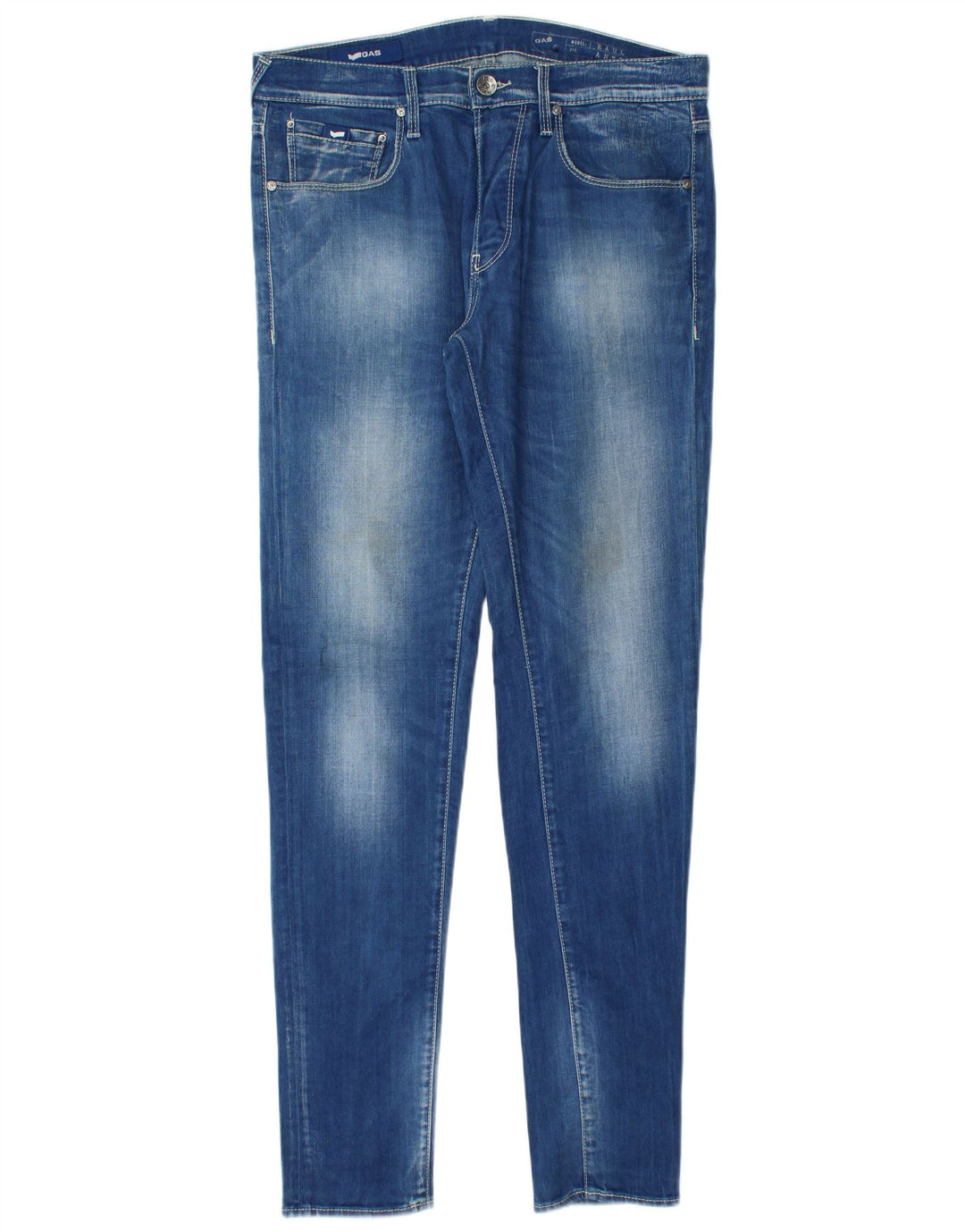 Vaqueros ajustados para hombre Gas W32 L34 Algodón azul