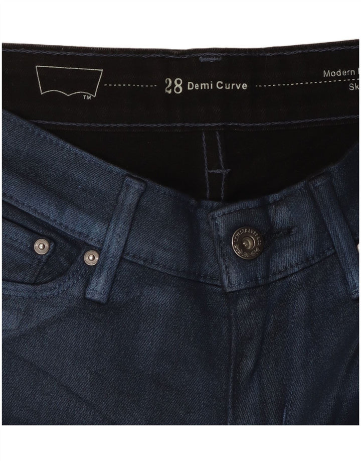 LEVI'S Pantalones informales ajustados Demi Curve para mujer W28 L26 Azul