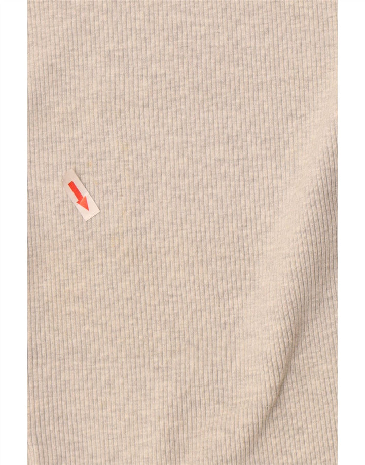 Zara Mujer Trafaluc Falda Recta Pequeña W26 Gris Colorblock Poliéster