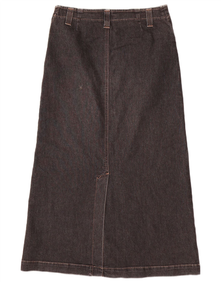 MARLBORO CLASSICS Falda vaquera maxi de cintura alta para mujer EU 42 XL W28 Gris