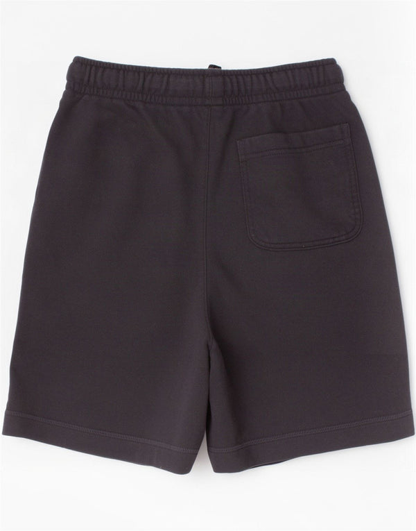 Nike - Pantalones cortos deportivos para niños (12 a 13 años, talla grande, algodón negro)