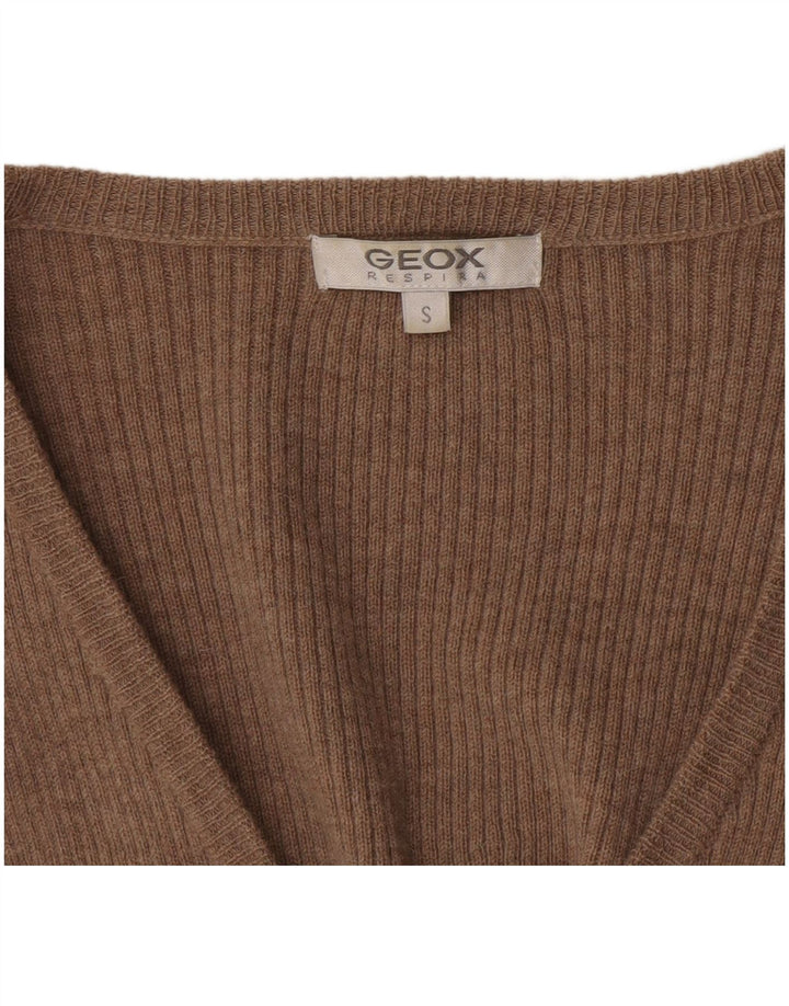 Geox - Cárdigan para mujer, talla 40, talla pequeña, color marrón