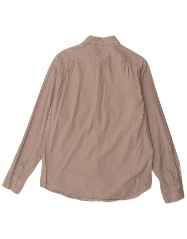 Camisa J. Crew Hombre Algodón Beige Medio