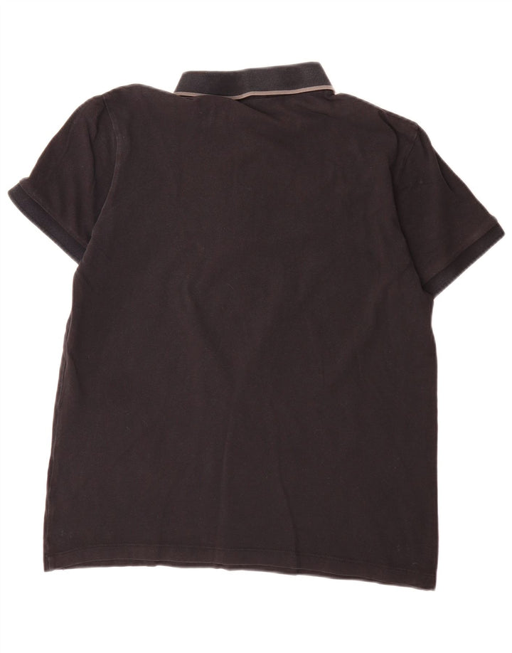 Polo Hugo Boss Hombre Algodón Negro Medio