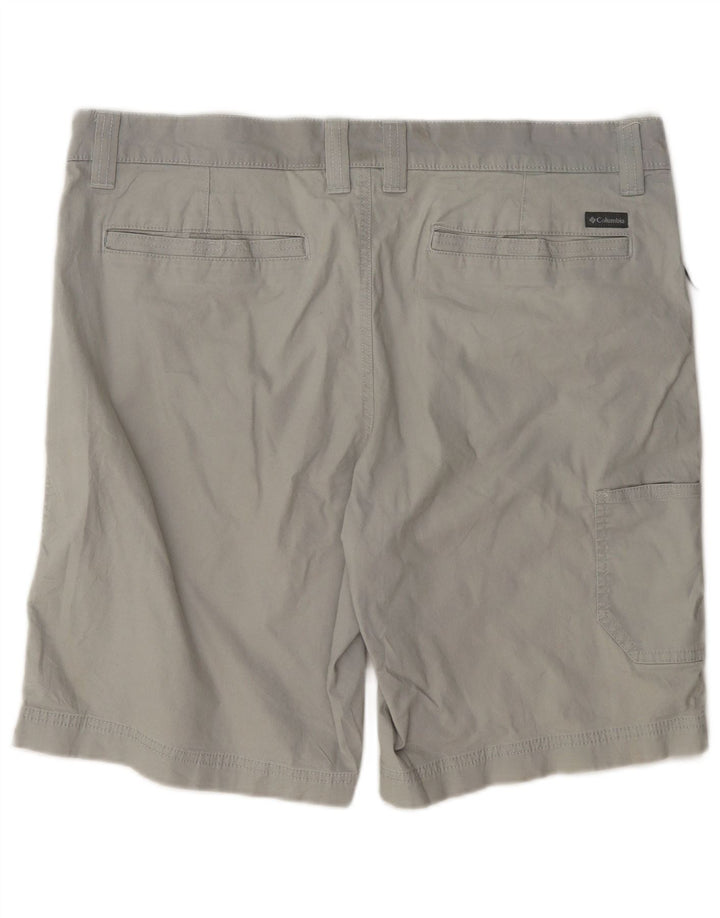 Columbia Pantalones cortos cargo de ajuste regular para hombre W36 Algodón azul grande