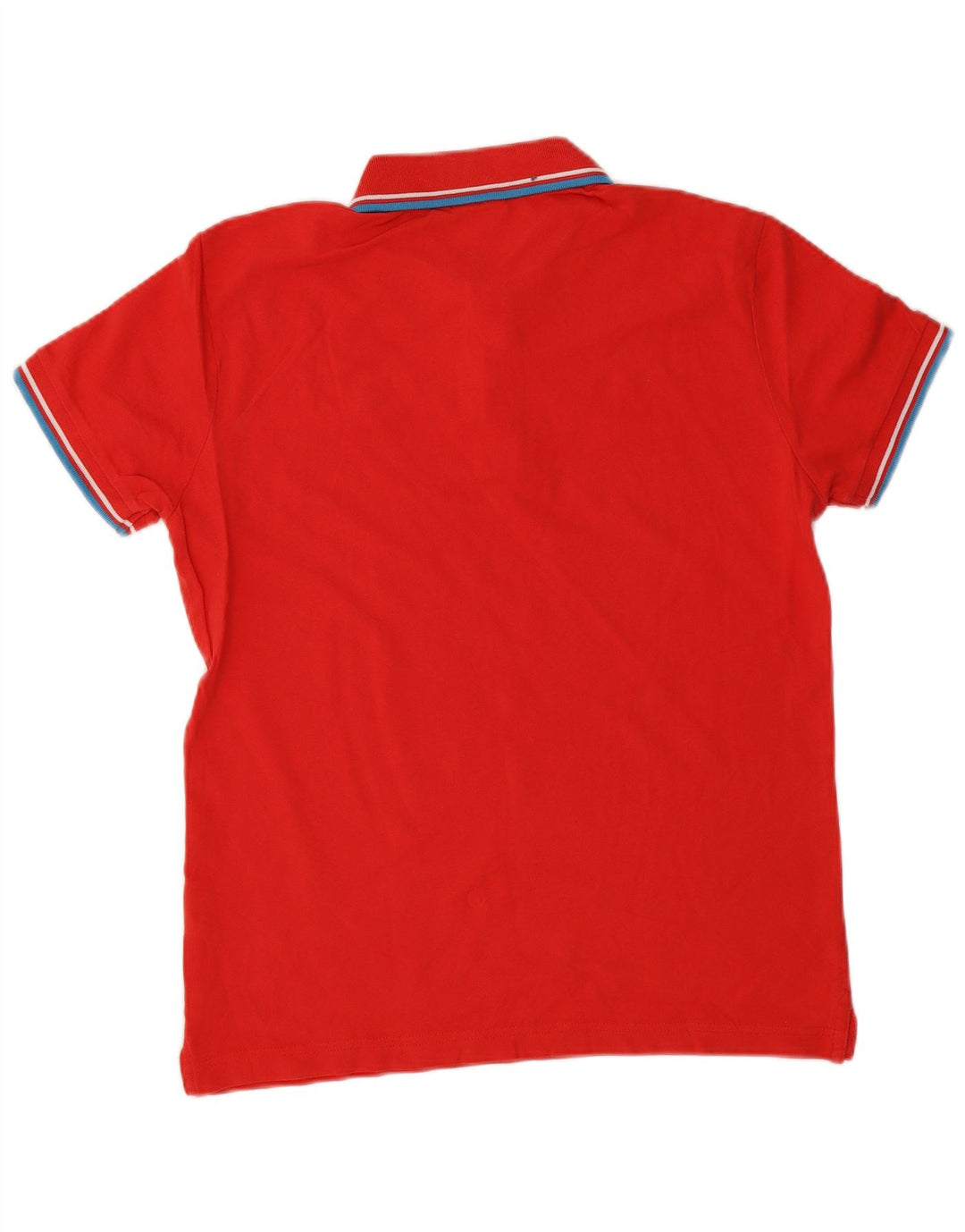 DIADORA Polo Hombre Algodón Rayas Rojo Medio