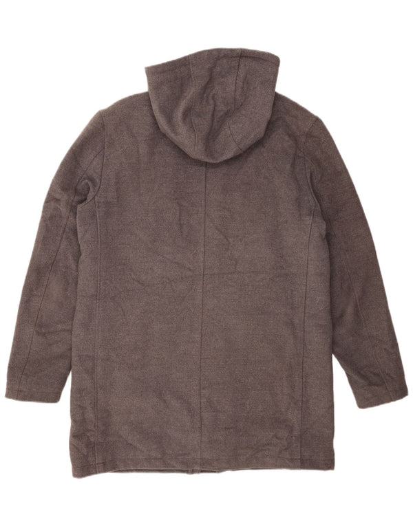 Zara Hombre Abrigo UK 38 Gris Medio