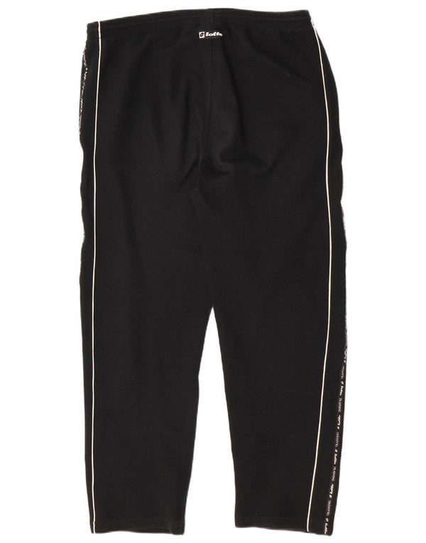 Lotto Pantalones de chándal gráficos para hombre UK 40/42 Large Poliéster negro